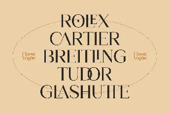 Classy Vogue font