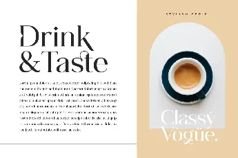 Classy Vogue font