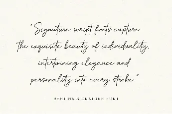 Bestina Signature font