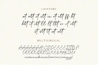 Bestina Signature font