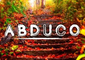 Abduco font