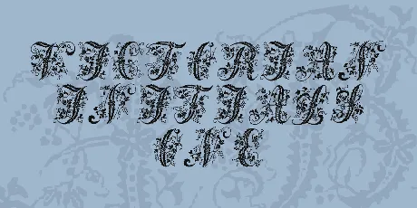 Victorian Initials One font