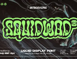 Squidwod font