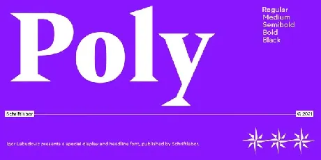 Poly Family font