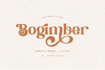 Bogimber font