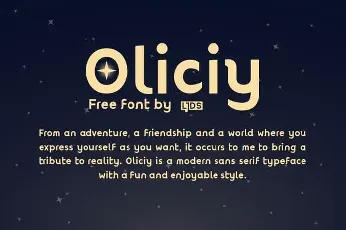 Oliciy Sans Serif font