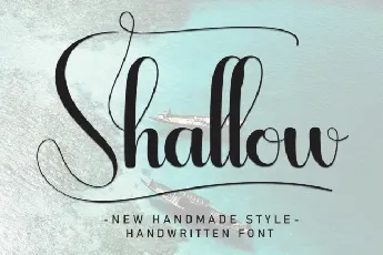 Shallow Script font