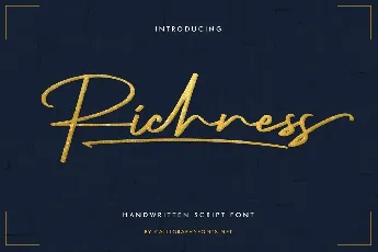 Richness font