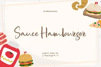 Sauce Hamburger Demo font