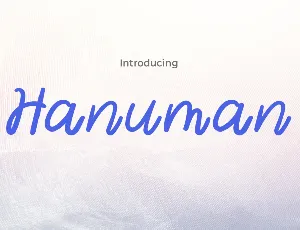 Hanuman font