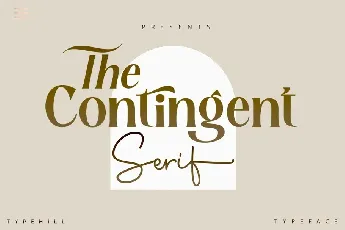 Contingent font