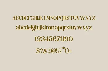 Contingent font