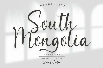 South Mongolia font