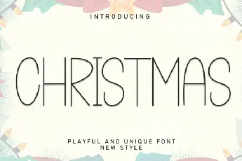 Christmas Display font