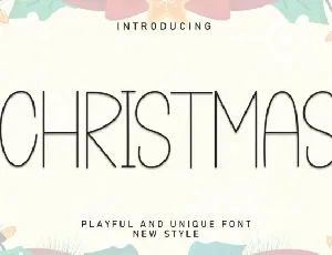 Christmas Display font