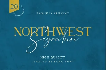 Northwest Signature Duo font