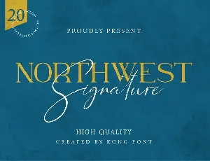 Northwest Signature Duo font