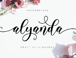 Alyanda Calligraphy font