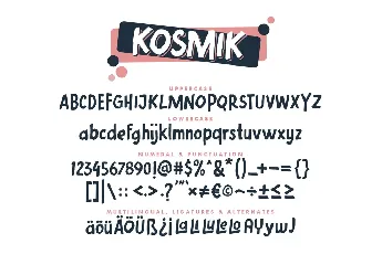 KOSMIK FREE font