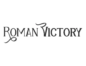 Roman Victory Demo font
