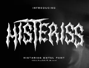 Histeriss font