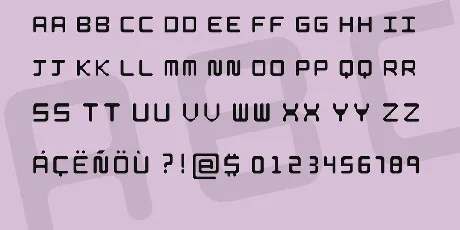 Round Pixel font