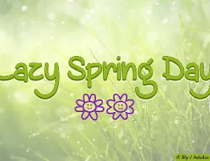 Lazy Spring Day font