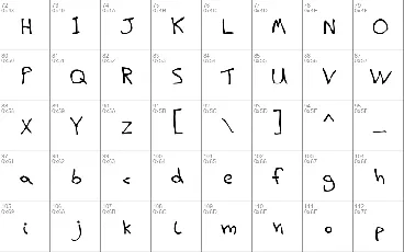 BPchildLefty font