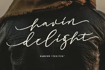 Havin Delight font