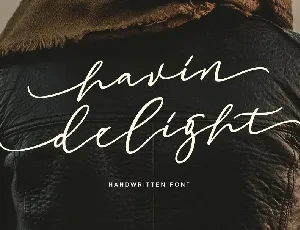 Havin Delight font