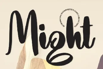 Might Script font