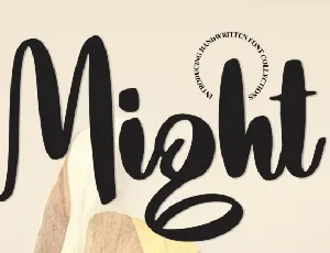 Might Script font