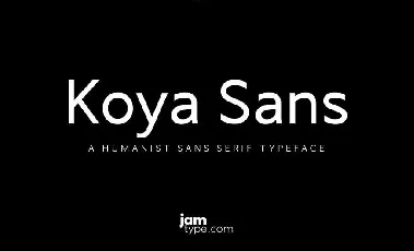 Koya Sans Family font