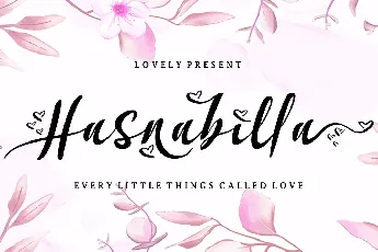 Hasnabilla font