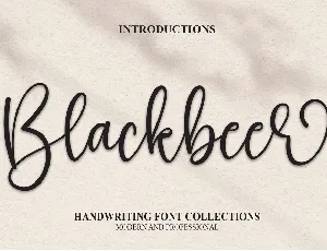 Blackbeer font