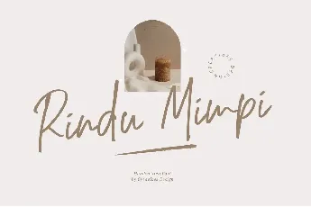 Rindu Mimpi font