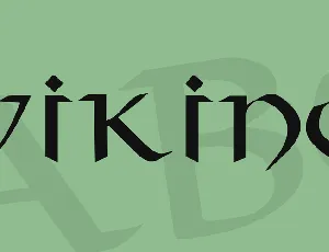 Viking font