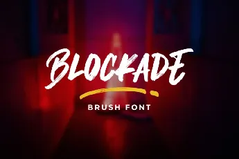 Blockade font