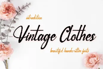 Vintage Clothes font