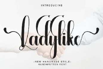 Ladylike Script Typeface font