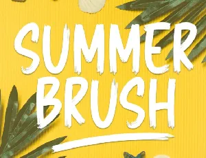 Summer Brush font