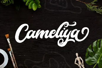 Cameliya Bold Calligraphy Script font