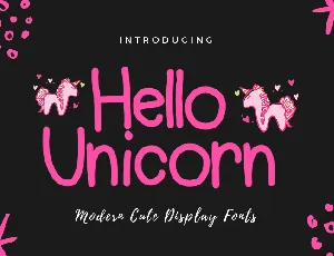 HelloUnicorn font