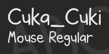 Cuka_Cuki font