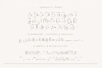 Aethuisty font