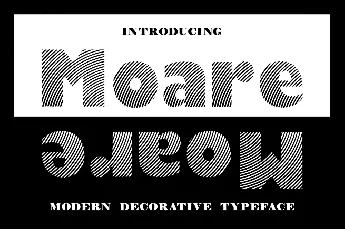 Moare font