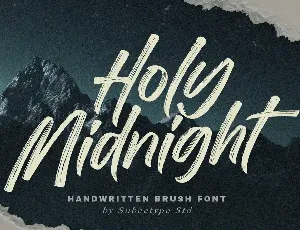 Holy Midnight font