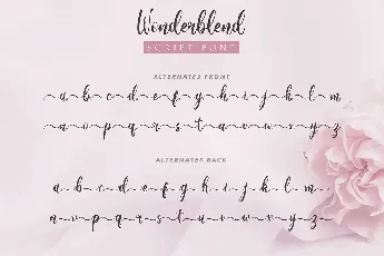 Wonderblend font