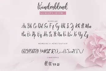 Wonderblend font