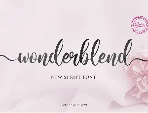 Wonderblend font